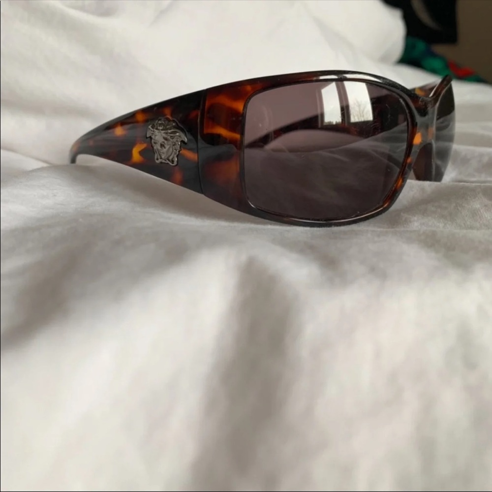 Tortoise Shell Versace Sunglasses 4055